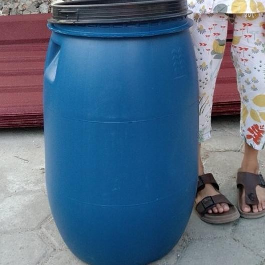 Tong / Drum air / Drum tempat sampah / Drum plastik 60 Liter L - Biru
