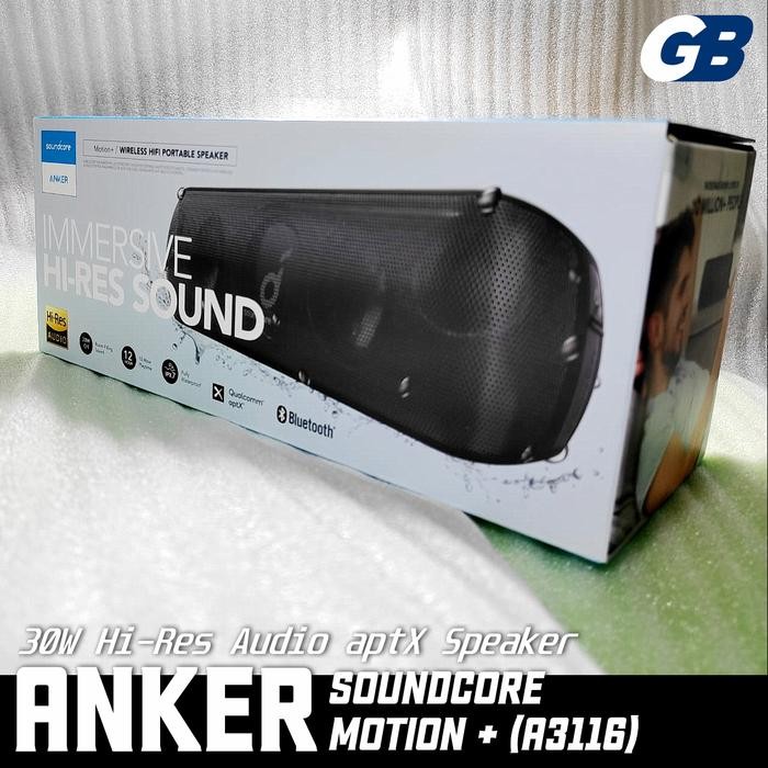 Terlaris Anker Soundcore Motion Plus + Wireless Portable Bluetooth Speaker Ipx7