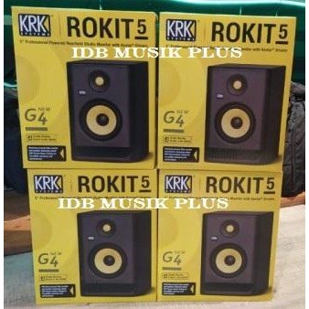 Promo Speaker Monitor 5 Inch Krk Rokit5 G4 Rokit 5 G4 Original Garansi