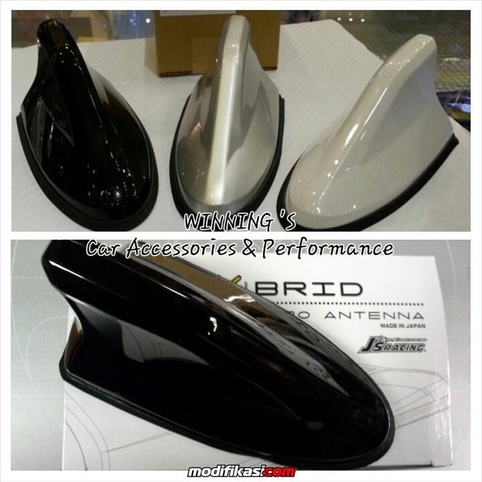 Antena Radio Hybird Js Racing Model Sirip Hiu Garansi Original Asli