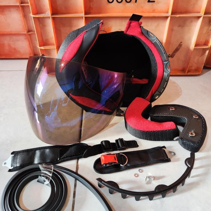 PREMIUM Paket Busa Helm GM Fighter + Kaca Helm GM Fighter Spon Helm GM Fighter