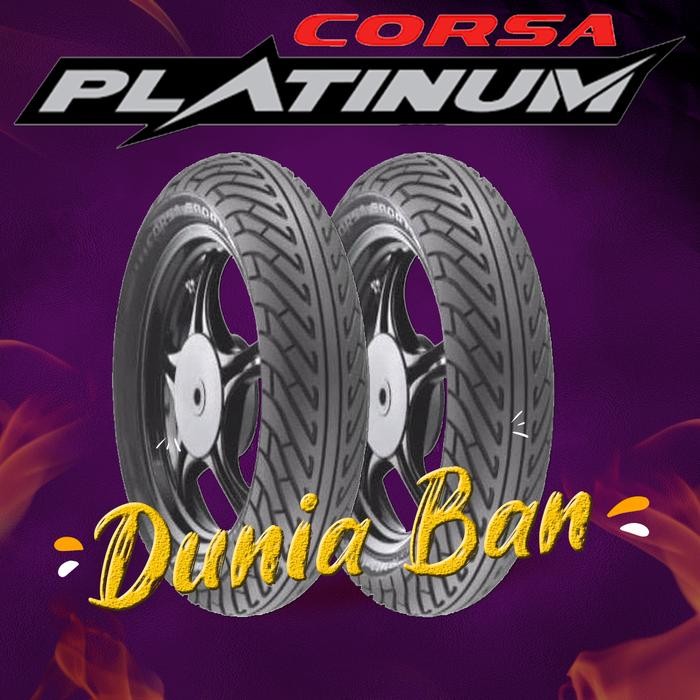 PREMIUM PAKET BAN MOTOR BEBEK CORSA SPORT RAIN UK 70/90-17 & 80/90-17 TL