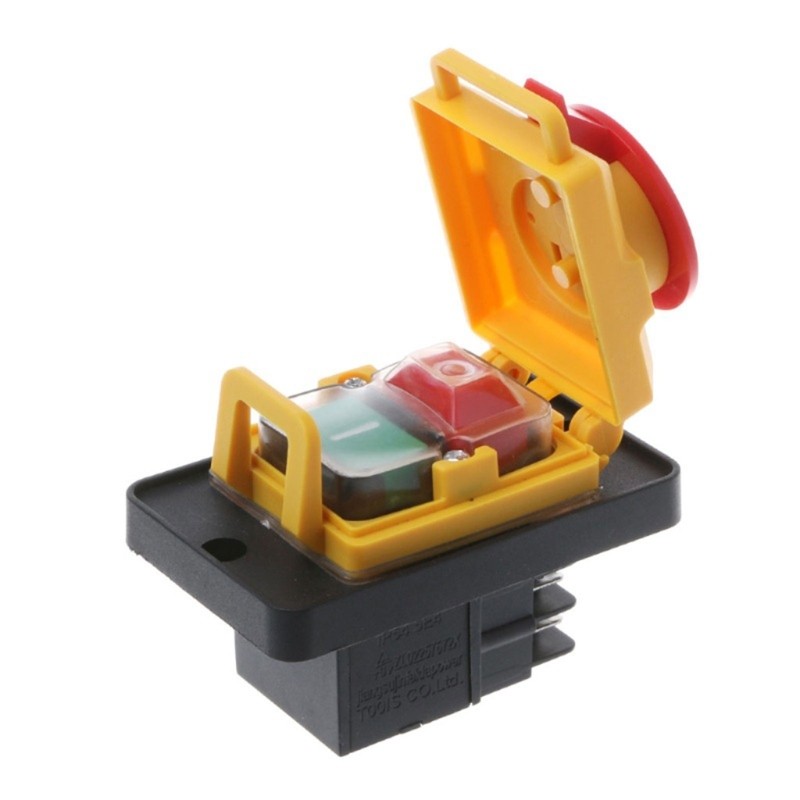 Kjd12 botão início magnético 4 pinos, adequado para marcenaria máquinas