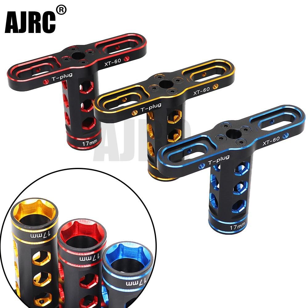 Alat Kunci Pas Lengan Mur Hex Roda 17Mm Logam untuk 1/8 Mobil Rc Off-Road Truk Monster Trax X-maxx S
