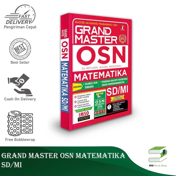 

BEST SELLER ORIGINAL GRAND MASTER OSN OLIMPIADE SAINS NASIONAL MATEMATIKA SD/MI - EDU PENGUIN