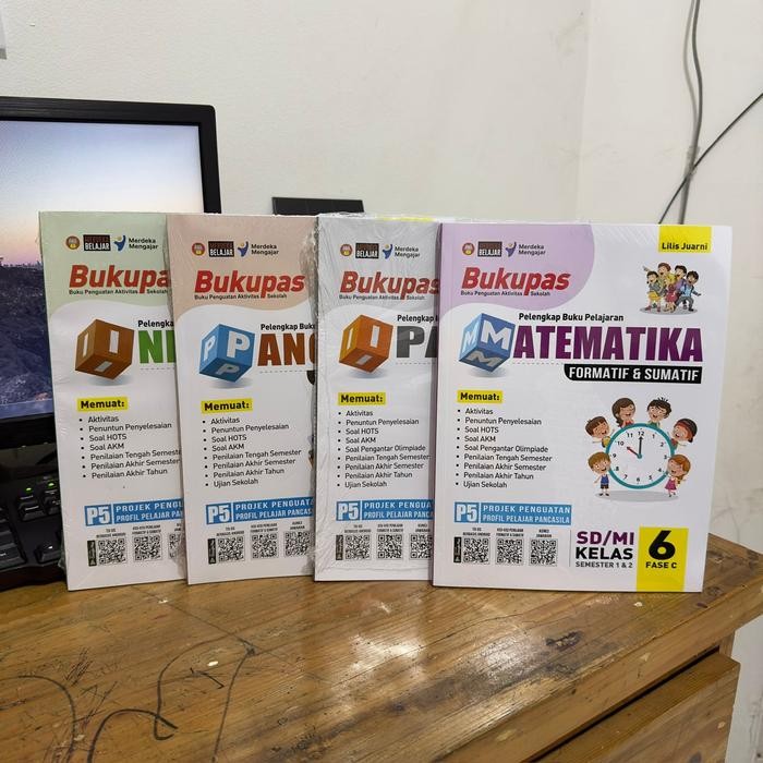 

BUKUPAS BUKU SOAL UNTUK SISWA SD/MI KELAS 6 (BUKU LATIHAN SOAL KURIKULUM MERDEKA) - YRAMA WIDYA