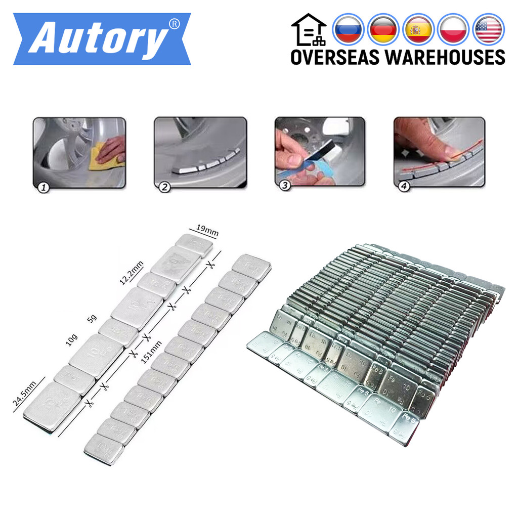 Blok Keseimbangan Ban Mobil 5G 10G 1.5KG Ban Roda Mobil Ban Blok Perekat Penyeimbang Dinamis Hub Pel