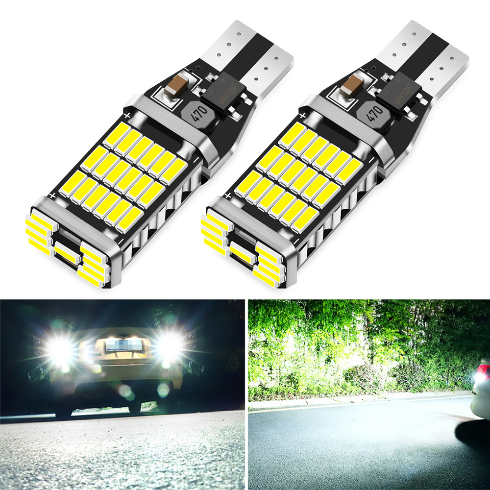 T15 Bohlam LED Lampu Mundur Cadangan Mobil untuk Renault Clio Megane Scenic Twingo Kangoo Kwid Simbo