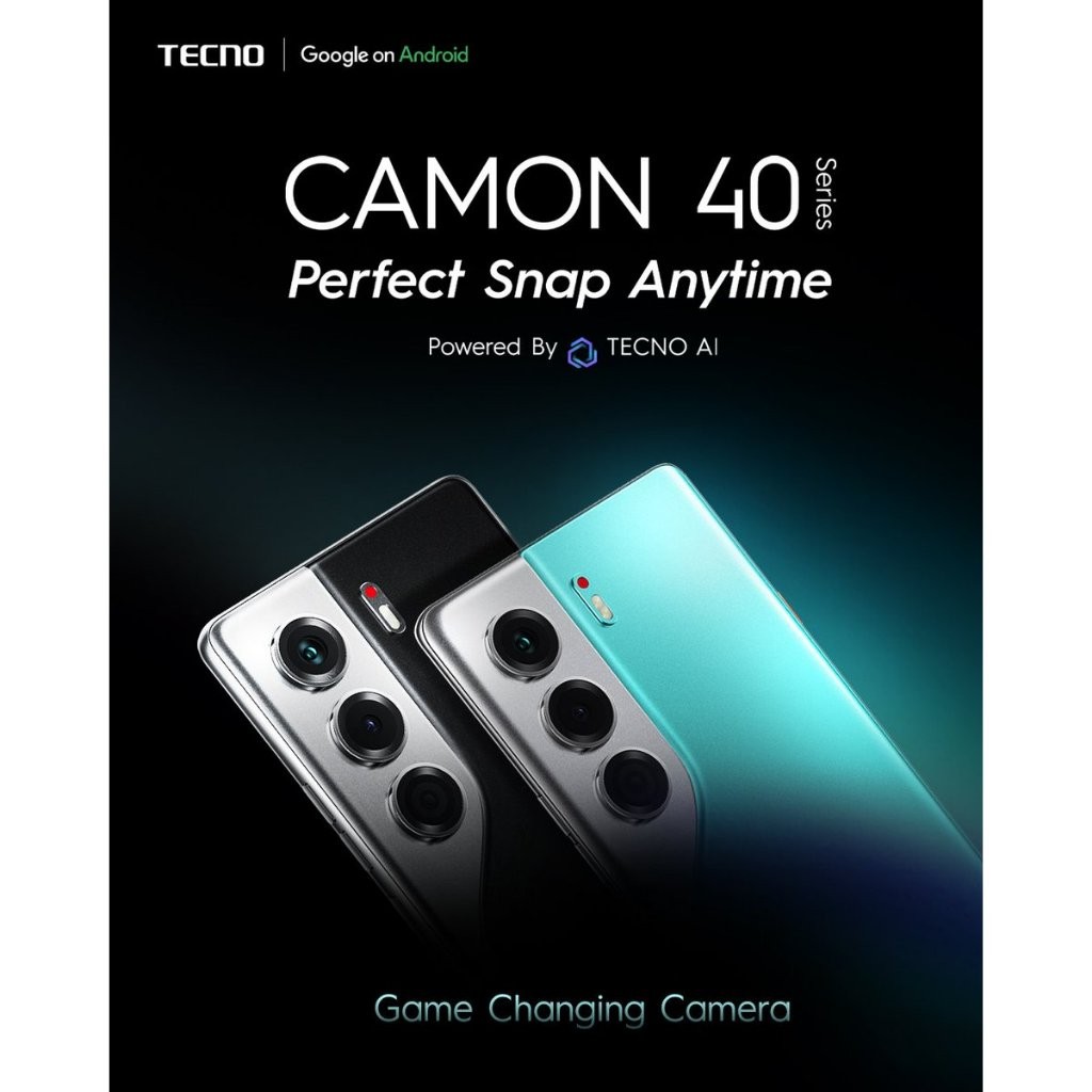 RB2233 TECNO CAMON 40 4G/PRO 5G 8GB 128GB8GB 256GB GARANSI RESMI INDONESIA SEGEL BOX BNIB