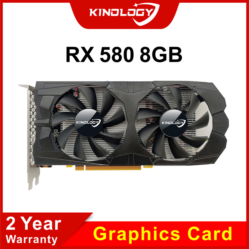 Top RX580 8 GB 2048 SP Graphics Card RX588 GPU 8G Gaming Video VGA GDDR5 AMD Radeon RX 580 8GB 2048S