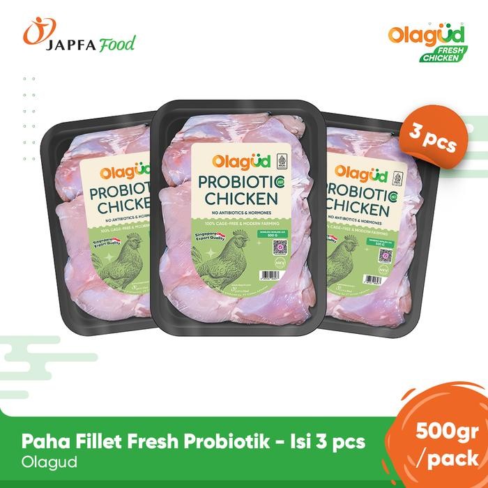 

Olagud Bundling Hemat Paha Ayam Fillet Fresh Probiotik 500 gr - isi 3 pcs