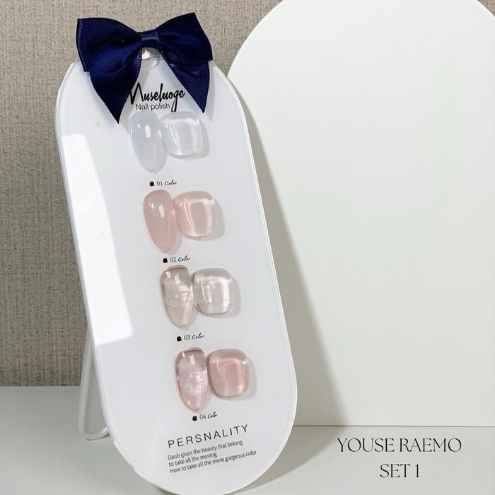 Youse Muselouge Raemo Nail Gel Polish Set Isi 4 Warna Kutek Gel -Gratisongkir