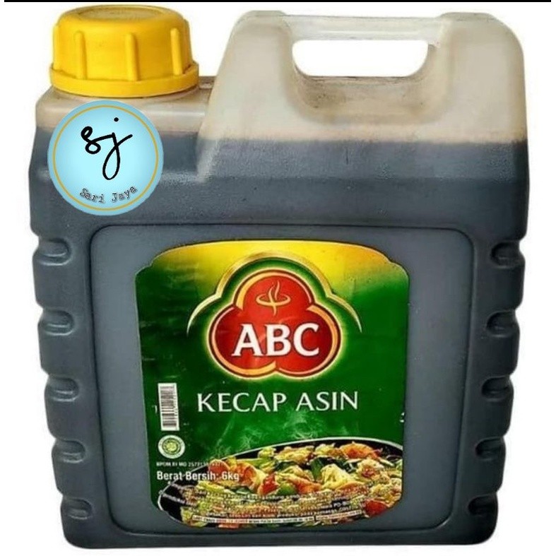 

SANS Kecap Asin ABC 6 Kilogram Jerigen