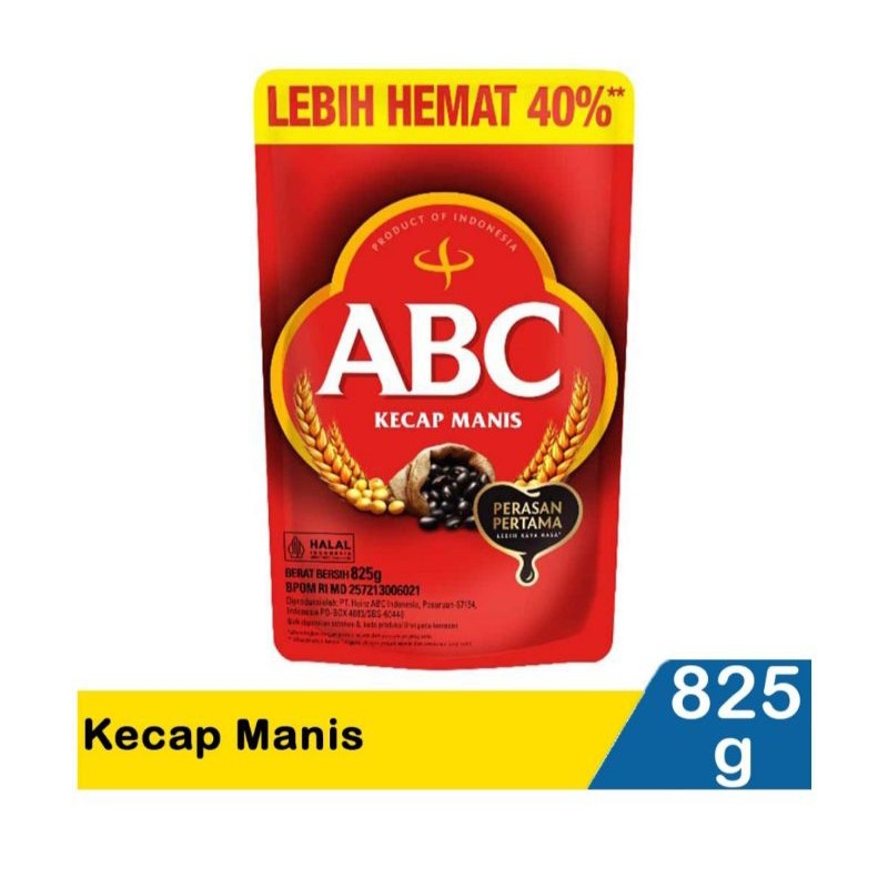 

SANS Kecap ABC 685g & 825g KECAP MANIS ABC 825ml / 685ml Reffil