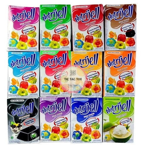 

SANS NUTRIJELL ISI 12 X 10GR JELLY POWDER PUDING JELI NUTRIJEL SERBUK INSTAN 15gr PLAIN COKLAT