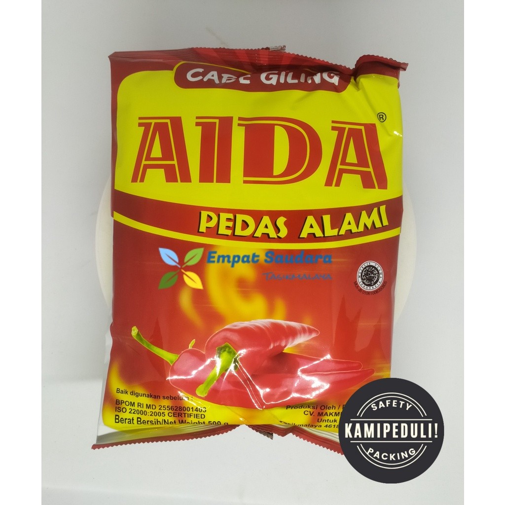 

SANS Cabe Bubuk Aida 500 Gr Pedas Alami Tasikmalaya