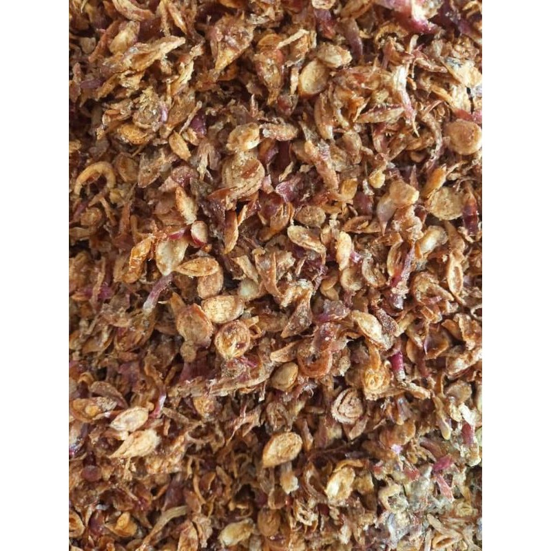 

SANS Bawang Goreng Merah Brebes Grade A Siap Saji Free Facking