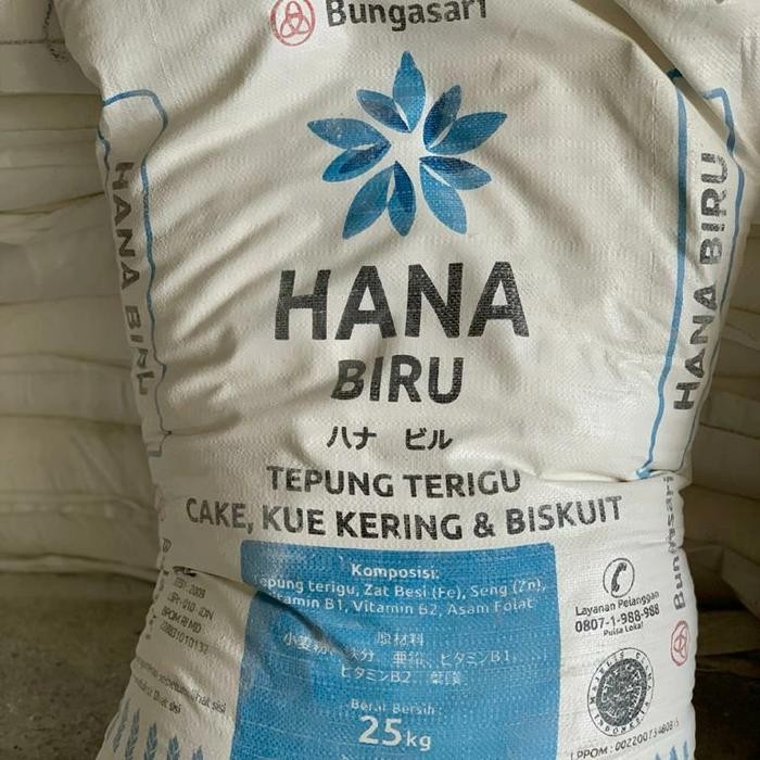 

SALE !!! TEPUNG TERIGU HANA BIRU 15KG PROTEIN RENDAH READYY