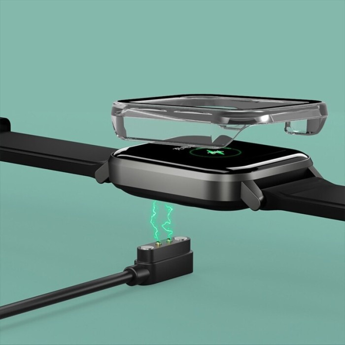 RB2233 PC Bumper Hard Case For Haylou LS02 Case Cover With Tempered Glass