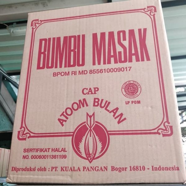 

RATU (PER KARTON) Bumbu Masak Cap Atoom Atom Bulan 1 Karton Penyedap Rasa Asin Gurih