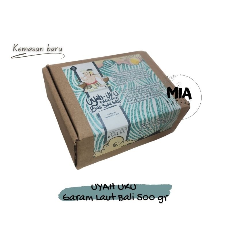 

RATU Uyah Uku Bali Seasalt 500 gram Garam Laut Bali Alami Murni