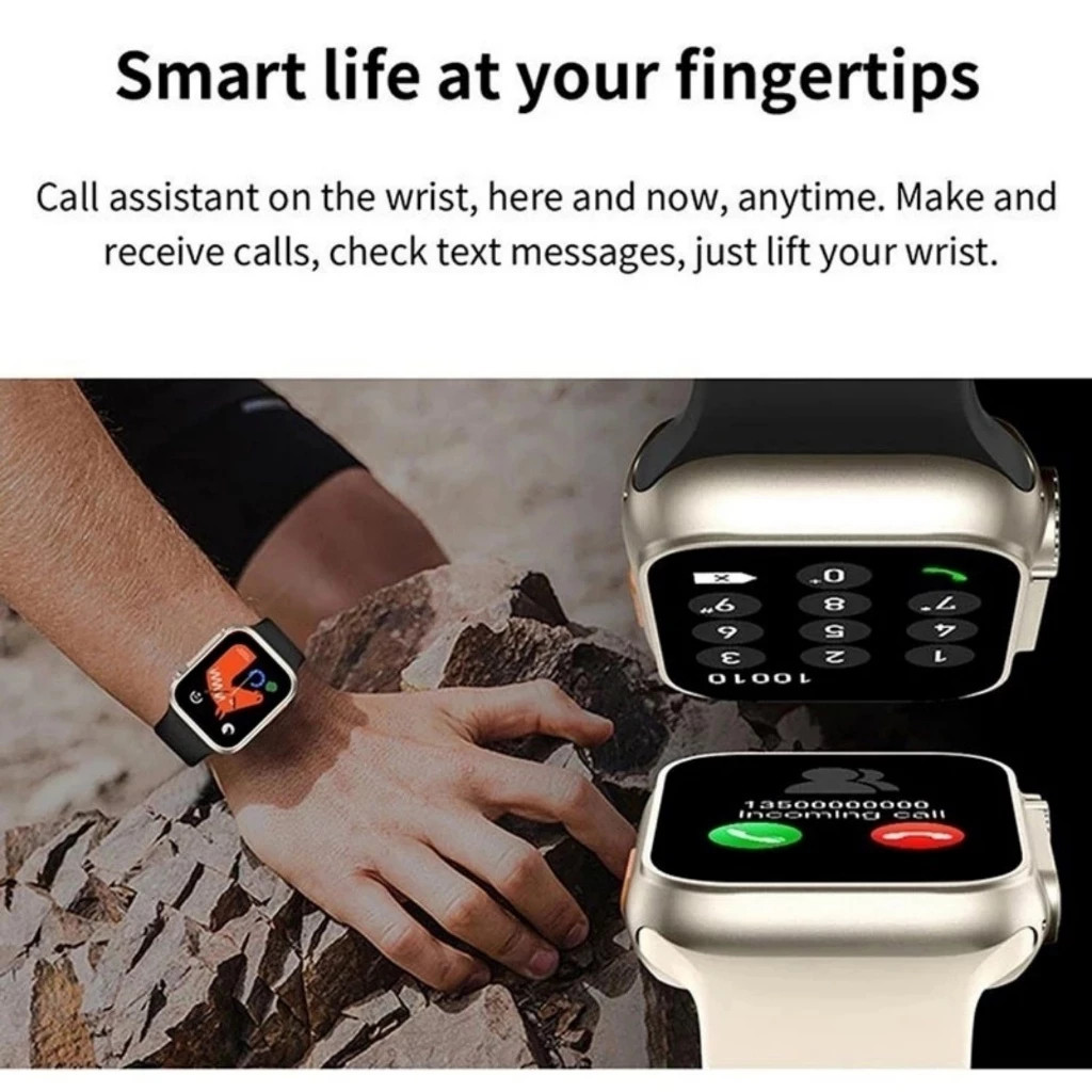 RB2233 Official SAMSUNG SmartWatch i20 ULTRA MAX SUIT Bluetooth Call Waterproof Android IOS Jam
