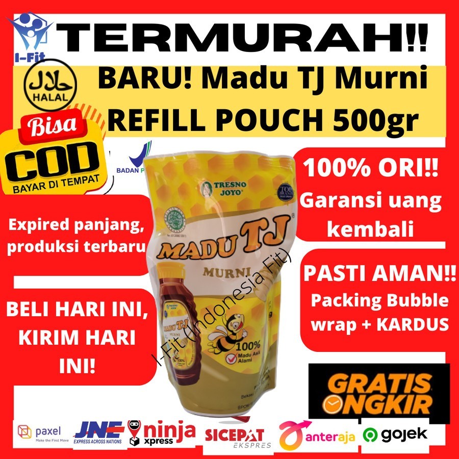 

RATU Madu TJ Murni Pouch Refill 500 gram Tresno Joyo Original Termurah 500gr