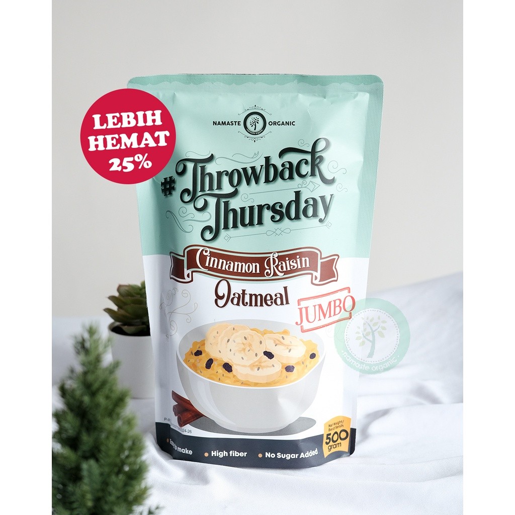 

RATU JUMBO THROWBACK THURSDAY - CINNAMON RAISIN OATMEAL 500GR
