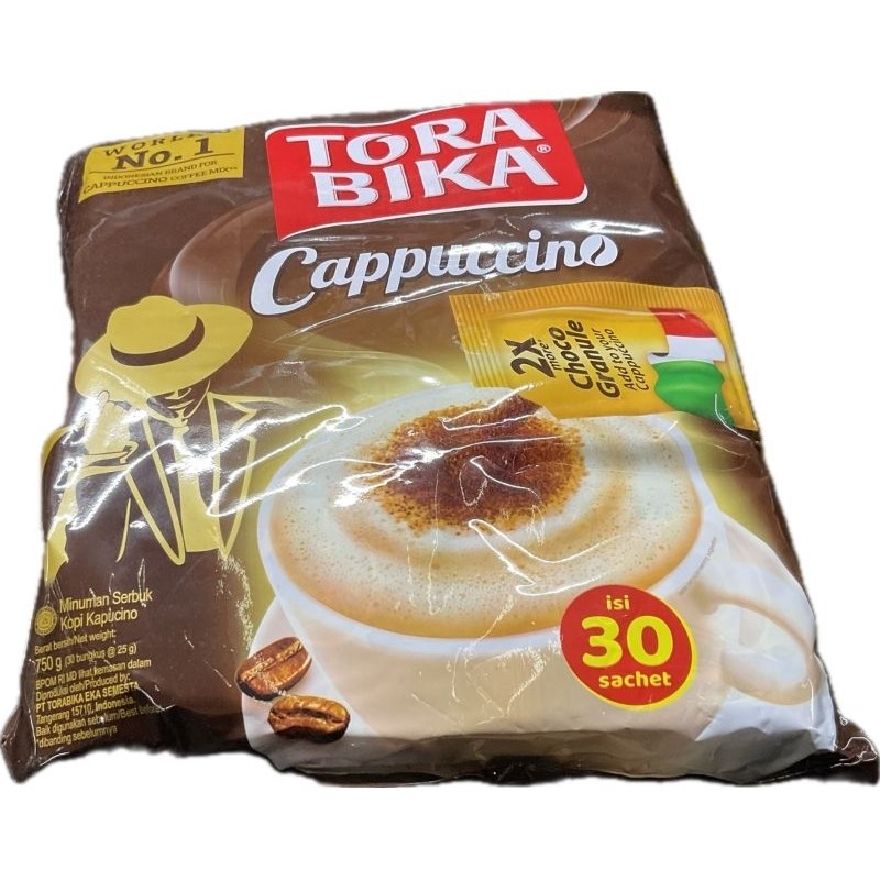 

RATU Kopi Torabika Cappuccino 25 gram isi 30 sachet Special Susu Renceng Asli Aman