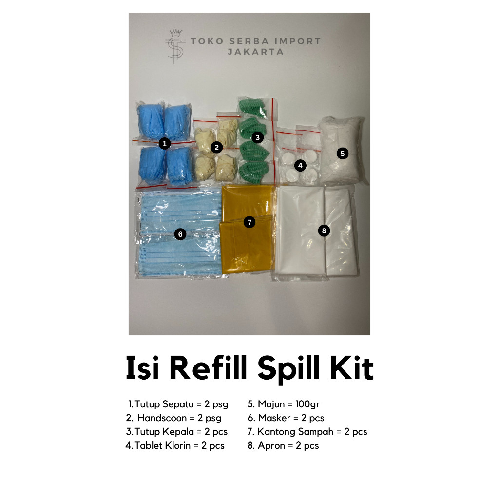 SPILL KIT INFEKSIUS/ APD Rumah Sakit/ Puskesmas/ Klinik