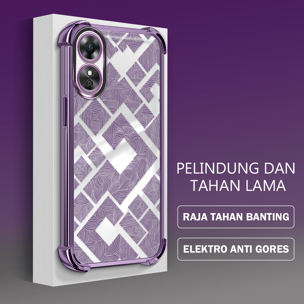 Casing Hp Untuk OPPO A17 A17K Cassing Kesing Phone Mode Case Soft  Cool 0129 SJ