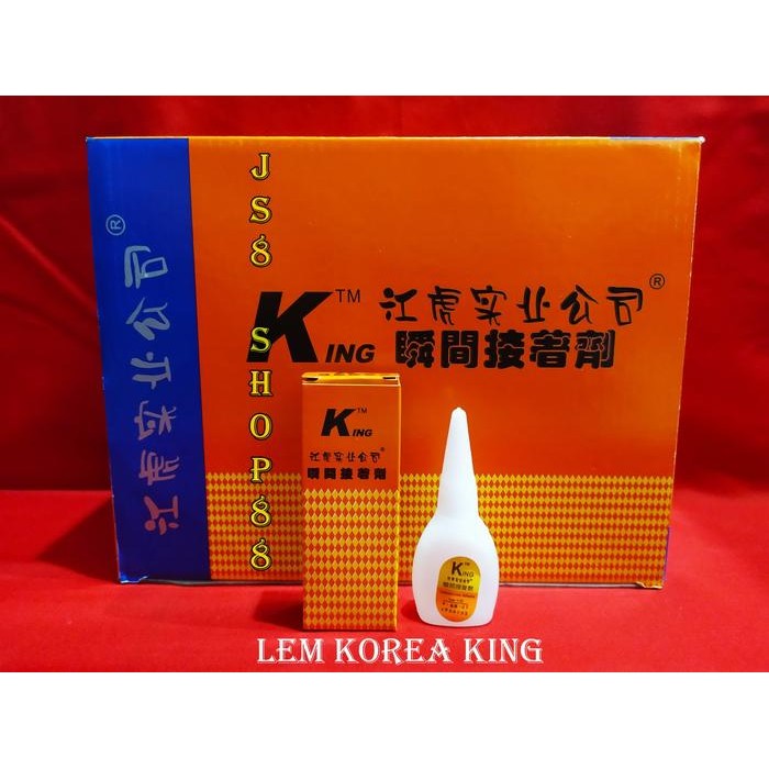 

Lem Korea King 50 Pcs 18 Gr / Lem Setan / Lem Alteco / Lem Power Glue