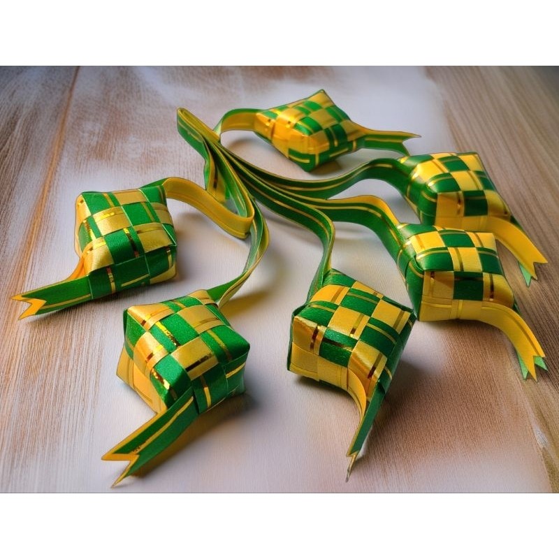 ID PITA IDUL FITRI PITA KETUPAT MINI HIASAN DEKORASI KETUPAT PITA