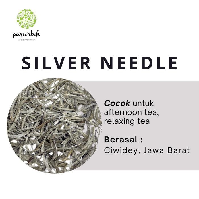 

Promo Terbatas [ Pasarteh ] Silver Needle White Tea Teh Putih Silver Needle I Silver Tips Aman