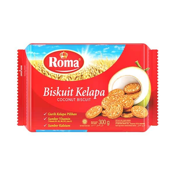 

ROMA BISCUIT KELAPA 300 GR