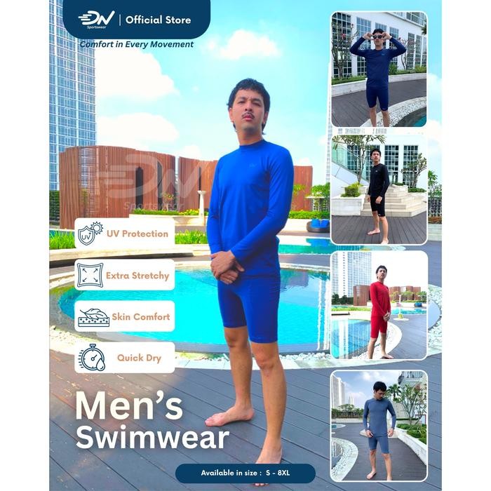 Terlaris Setelan Renang Pria/Setelan Baju Renang Pria/Baju Renang Pria Dewasa/Setelan Baju Renang