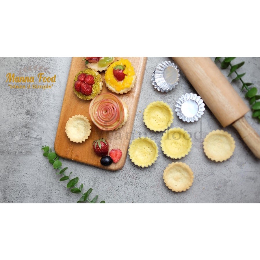

PREMIUM Manna Food Sweet Tart Shell FULL Butter/ Kulit mini pie