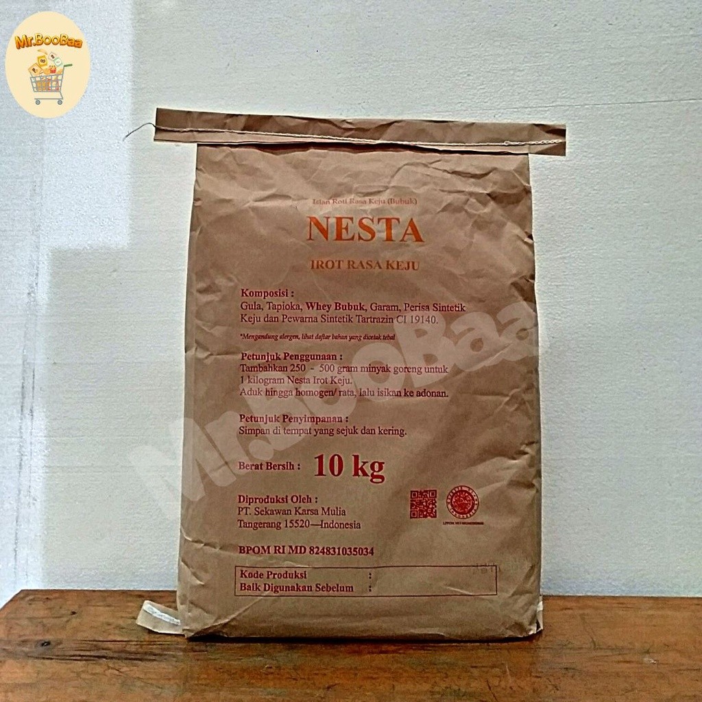 

NESTA Irot - Bubuk Isian Roti Nesta Rasa Coklat / Keju @10kg