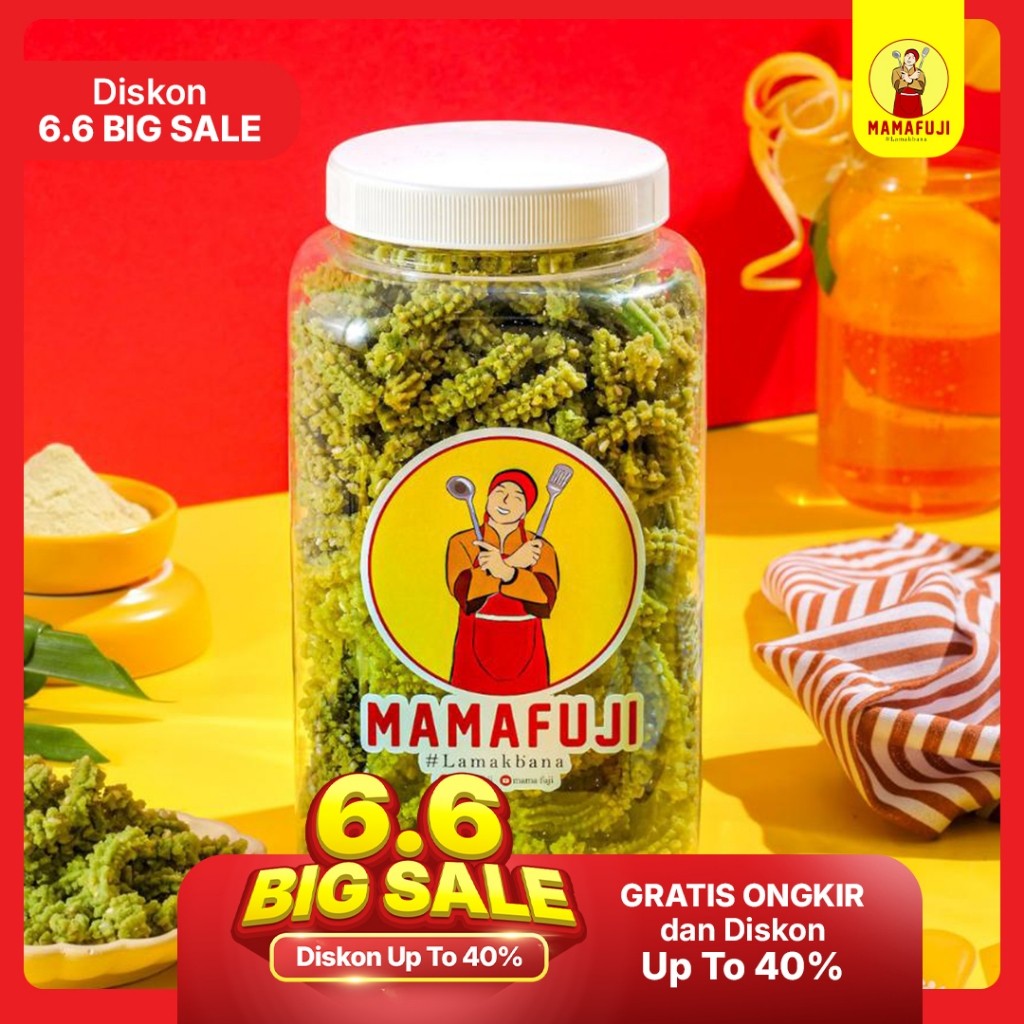 

Mamafuji - Kue Akar Pandan 850GR Rasa Enak Tradisional