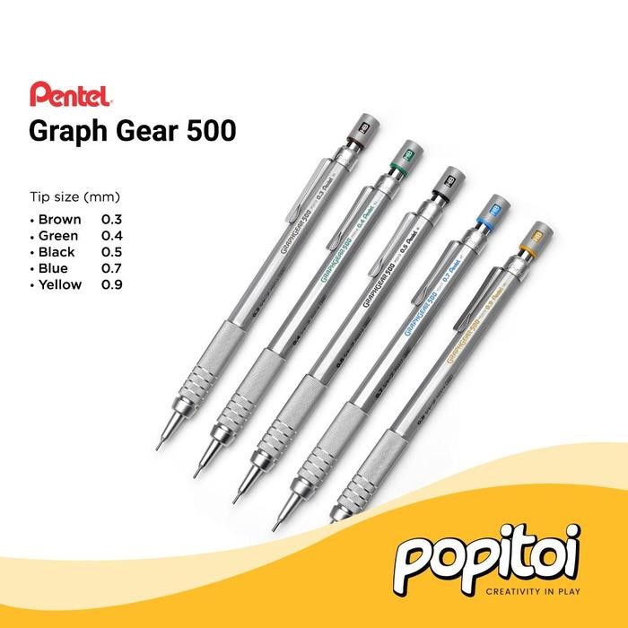 

Pentel Graph Gear 500 Mechanical Drafting Pencil GraphGear Pensil Mekanik