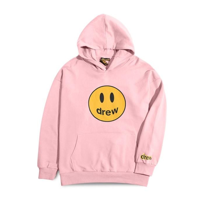 Drew House Mascot Pink Hoodie - Ori Fulltag