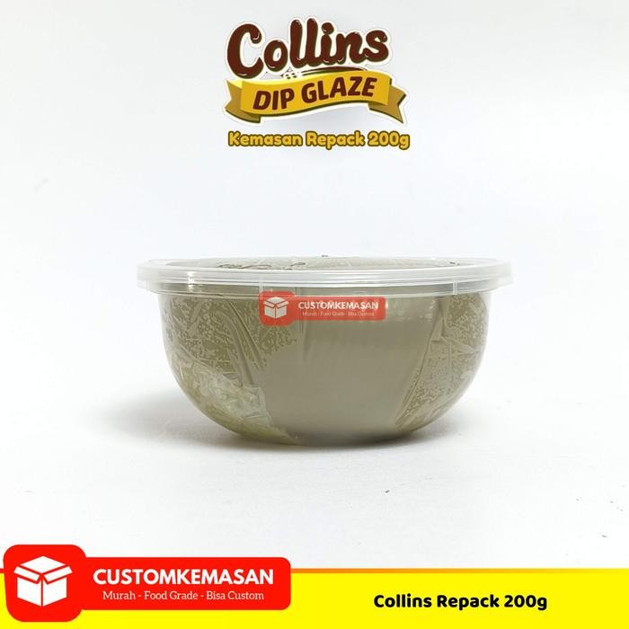 

JTTOP" COLLINS DIP GLAZE REPACK 200G/ TOPING DONAT COLLINS / SELAI DONAT / COLLINS SELAI DONAT
