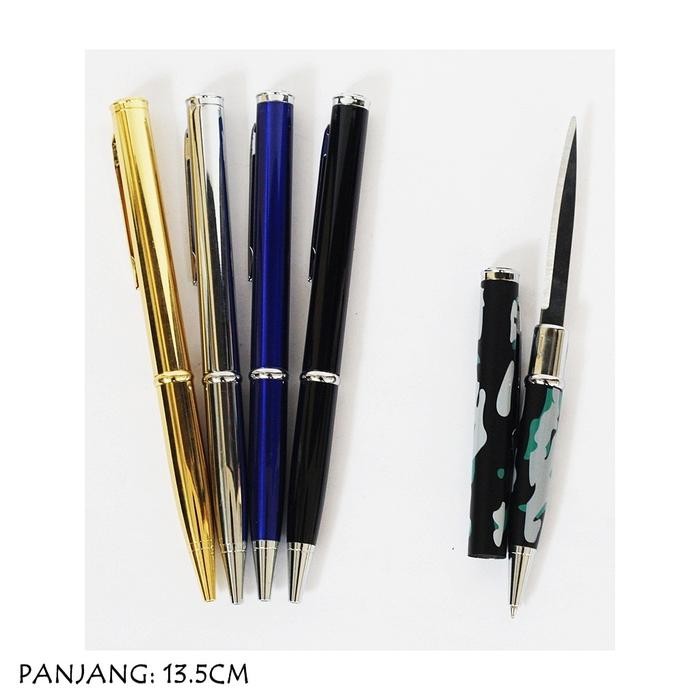 

Pen 2 in 1 ( pulpen + pisau )