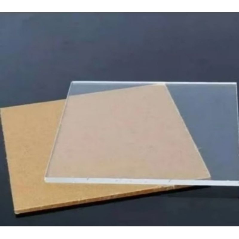 

akrilik sheet clear 3mm x 30cm x 50cm akrilik bening sheet lembaran 3mm custem