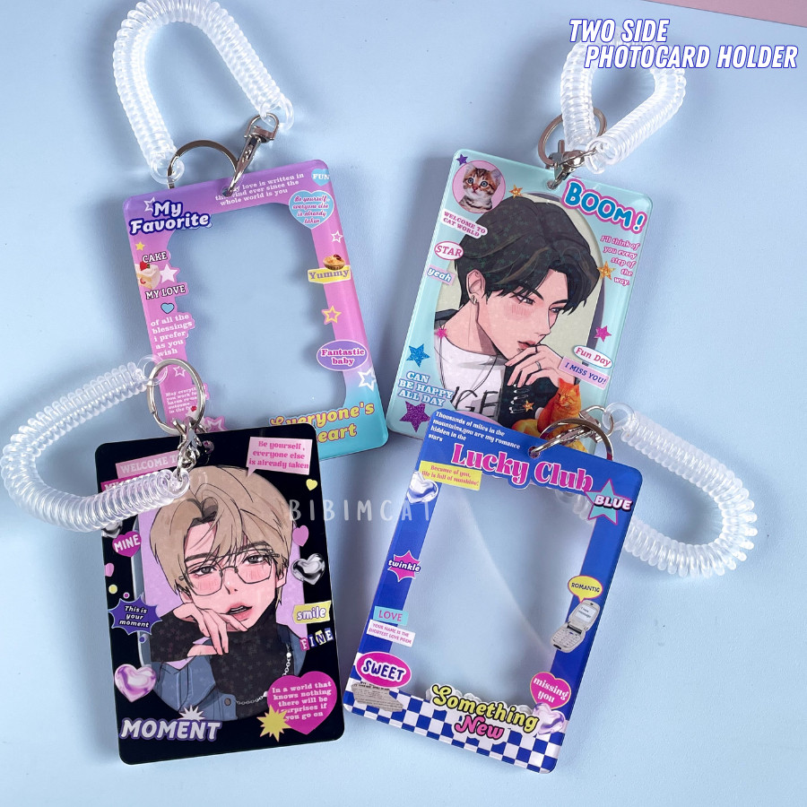 

Photocard Holder Dua Sisi Acrylic / Cahol PC ID Card Two Side