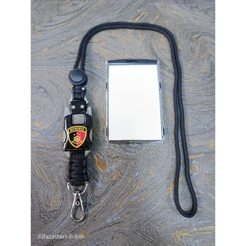 

Lanyard tactical id card holder logo reserse bareskrim reskrim polri