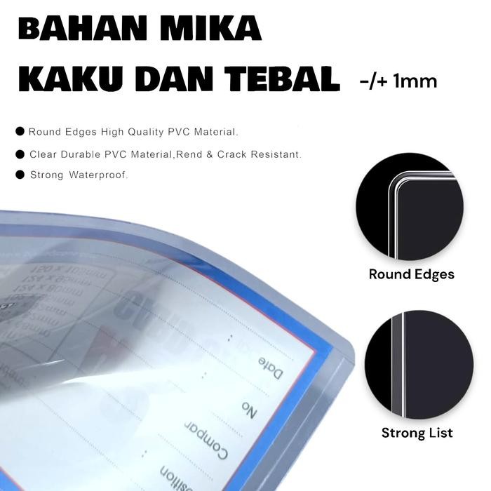 

(100 PCS) ID CARD CASE PLASTIK / CASING ID CARD TRANSPARANT / TEMPAT KARTU PLASTIK BENING / NAME TAG