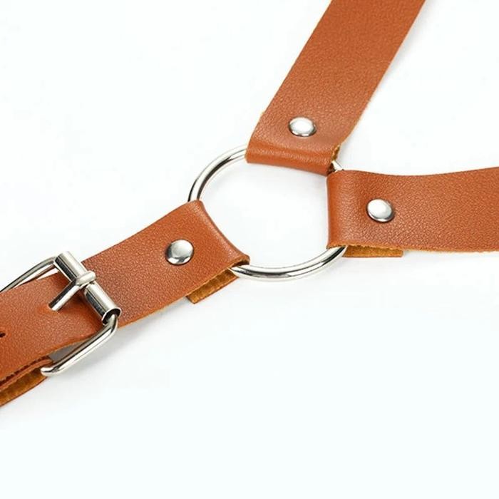 Pu Leather Suspender Suspender Kulit Pu Suspender Pria Kulit Suspender Backpack Suspender Dewasa