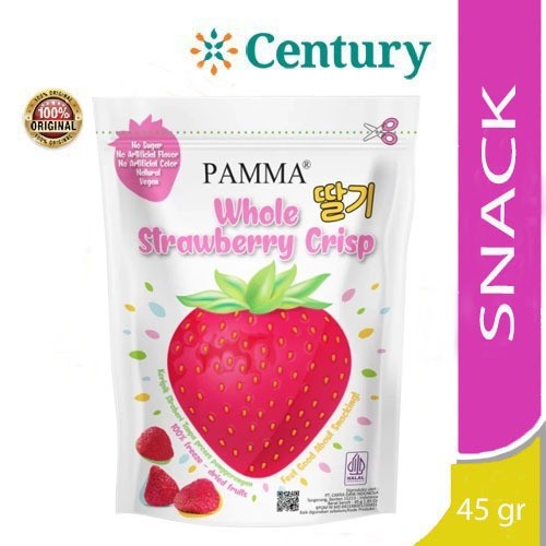 

PAMMA WHOLE STRAWBERRY CRISP 45GR / SNACK / SNACK SEHAT