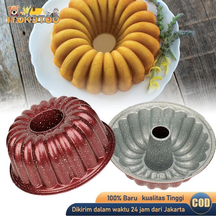 Cetakan Marmer Cake Anti Lengket / Baking Pan Cetakan Kue Bolu / Loyang Marmer Cake